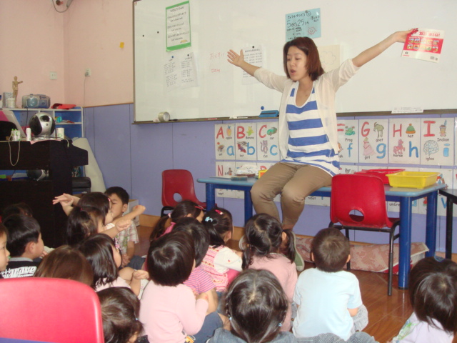 TEFL Teacher in Young Classroom