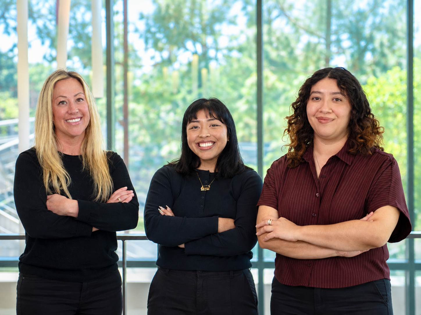 A picture of DCE's three enrollment coaches.