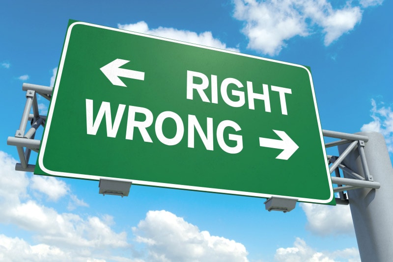 When it&rsquo;s Right to be Wrong